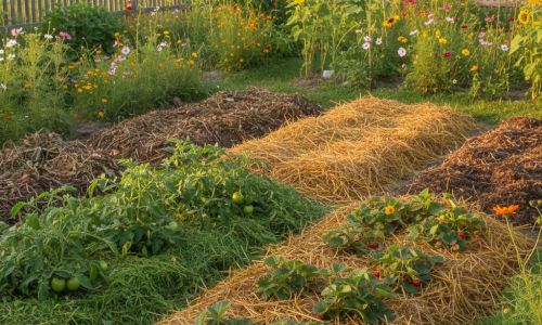 Mulchen Vorteile im Bio Garten
