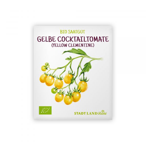 Bio Samen gelbe Cocktailtomate Yellow Clementine