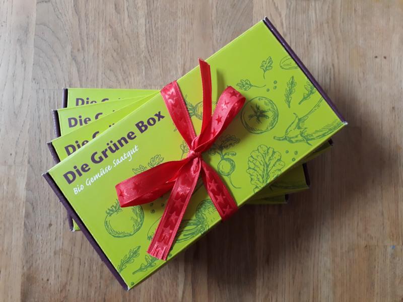 Für alle, die ein Weihnachtsgeschenk für Gärtner suchen: die Grüne Box als Geschenk-Abo