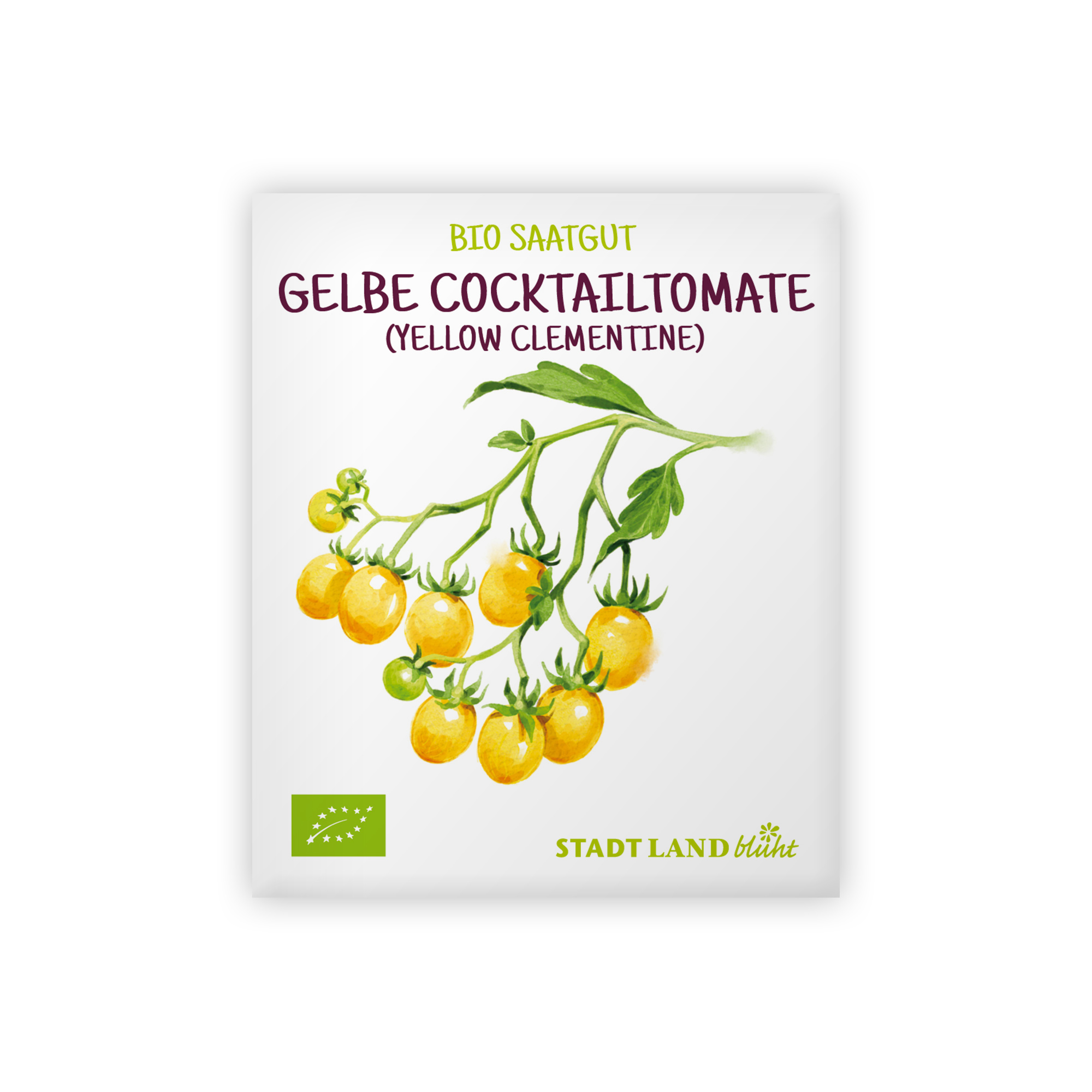 Bio Samen gelbe Cocktailtomate Yellow Clementine
