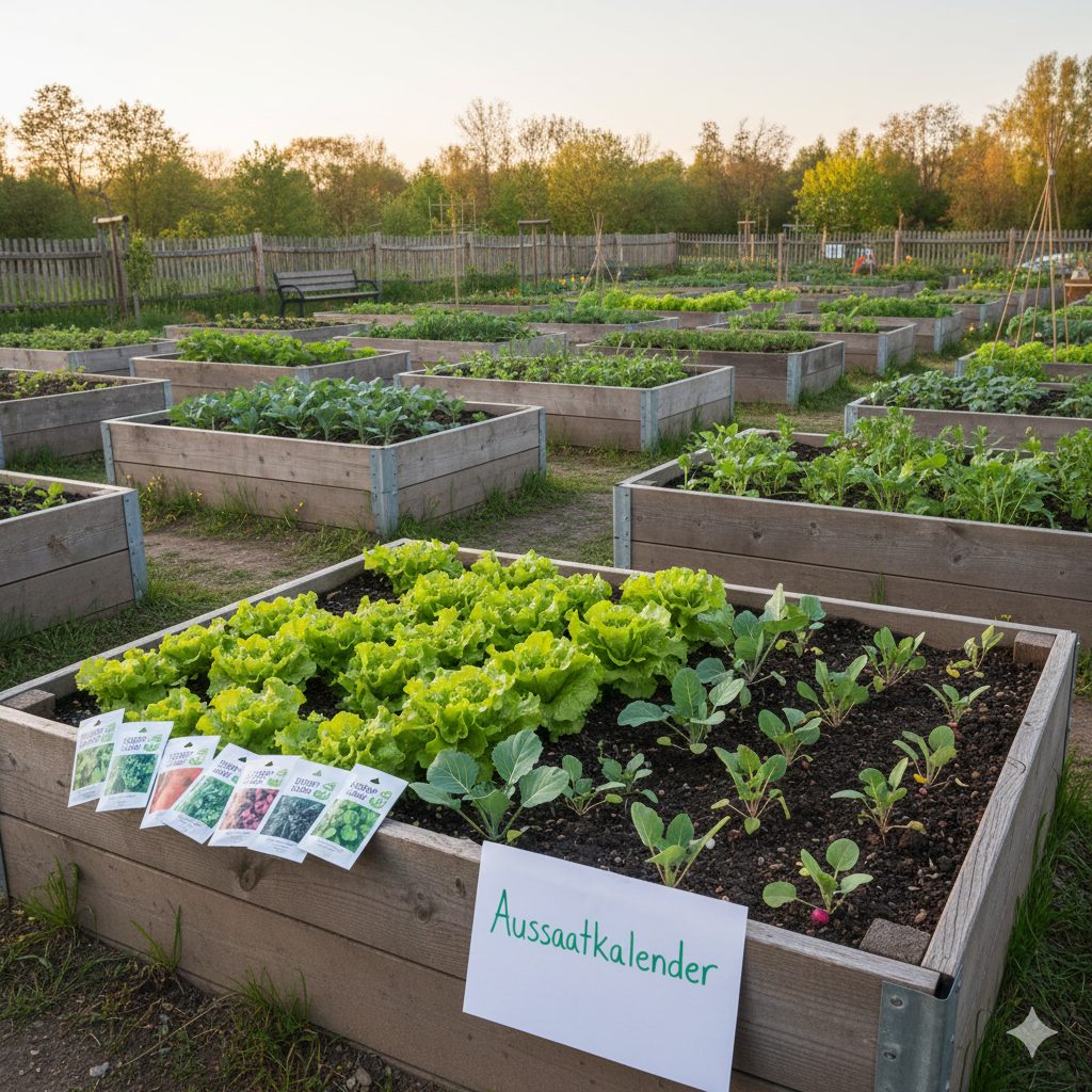 Bio-Aussaatkalender. Alle Sorten. Wann säen?