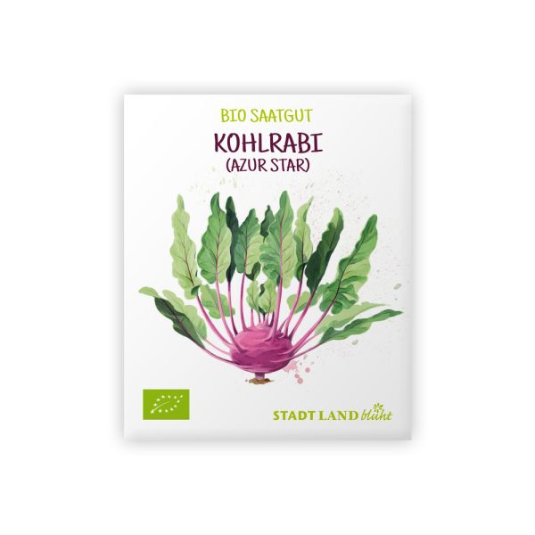 Kohlrabi Samen bio Azur Star