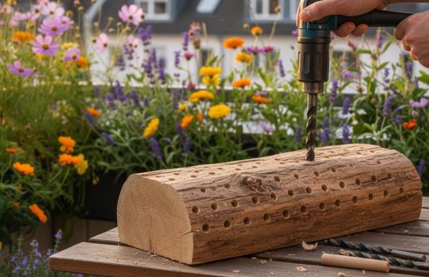 Insektenhotel bauen einfache Anleitung DIY