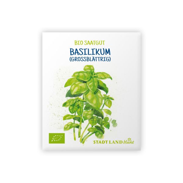 Bio Basilikum-Samen großblättrig